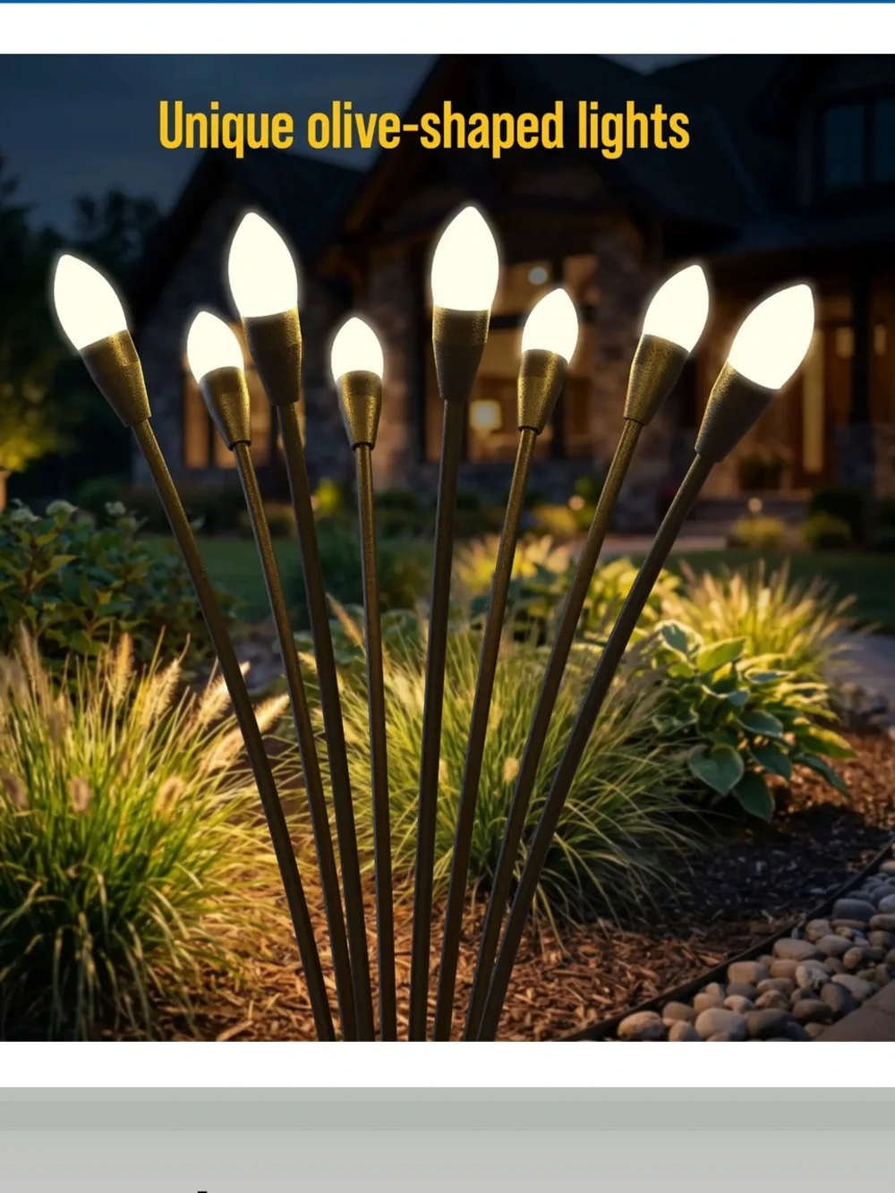 Fresh Source Solar Firefly Landscape Lights(4 Sets of Lights and 1 Solar Panel )